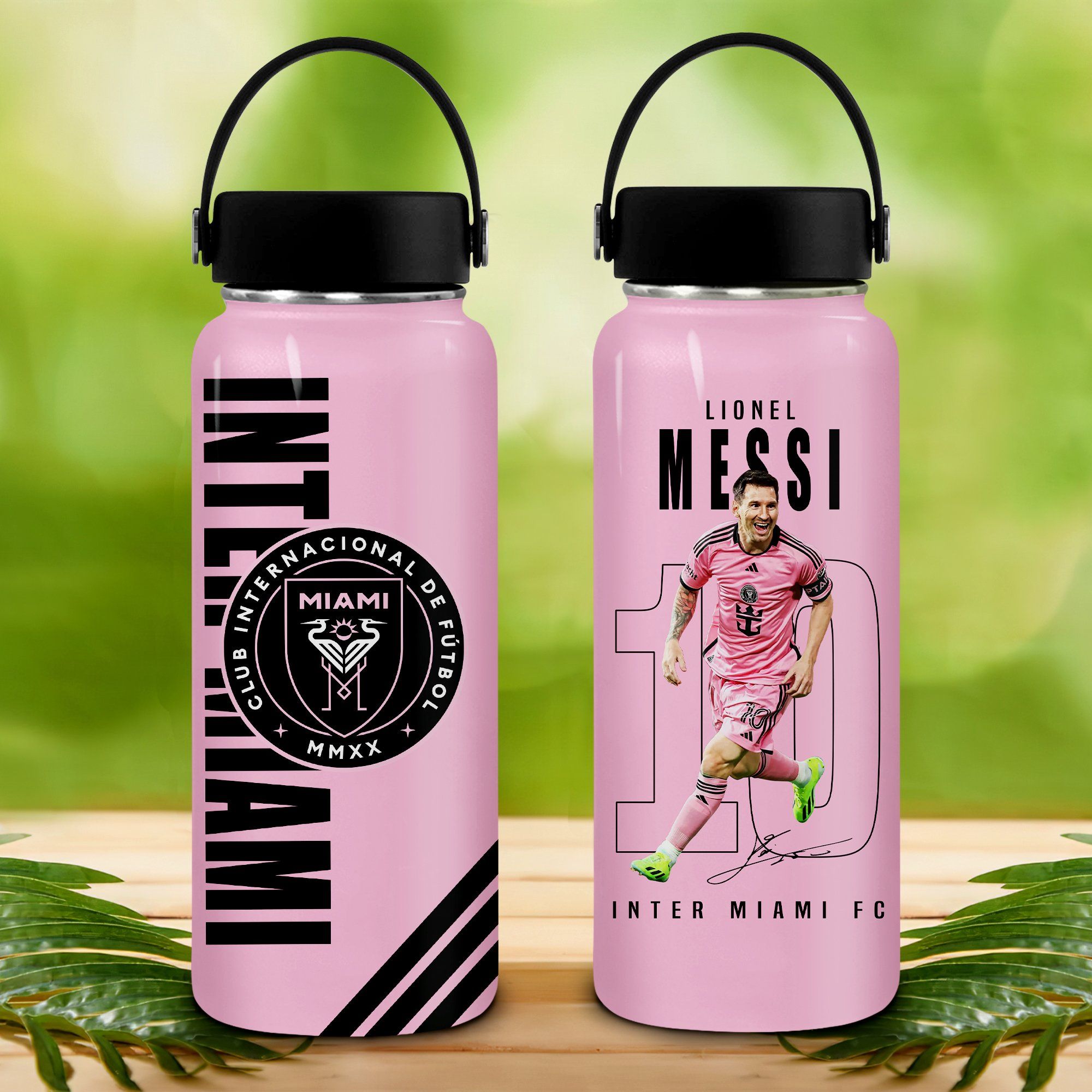CLB Bóng Đá Kết Hợp Cầu thủ Thiết Kế V2208 Go Drink Fans Bóng Đá Bình giữ nhiệt 950ml In Tên, Hình Ảnh Theo Yêu Cầu