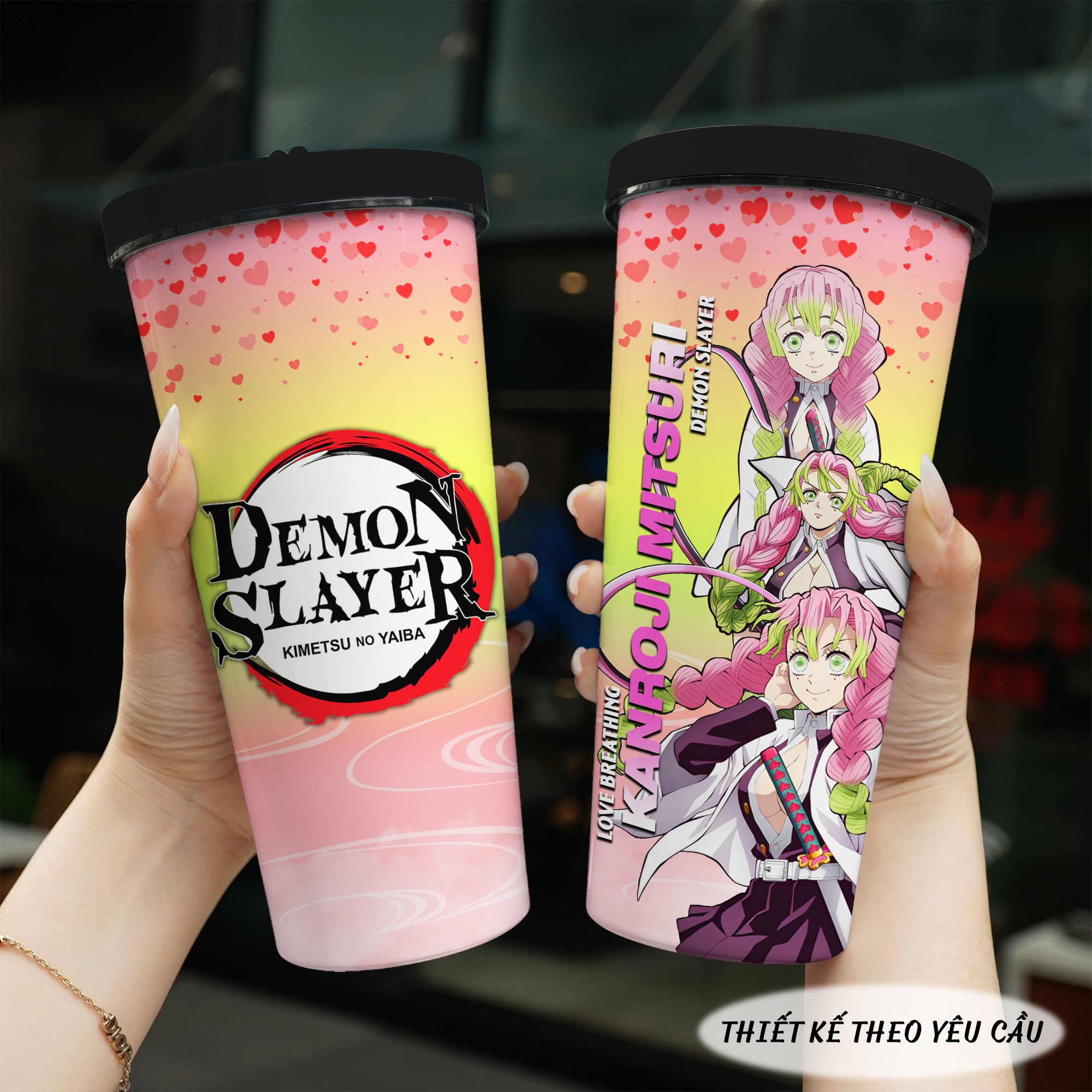 Ly Giữ Nhiệt Demon Slayer Sát Đoàn Quỷ Go Drink Ly giữ nhiệt 740ml In Tên, Hình Ảnh Theo Yêu Cầu