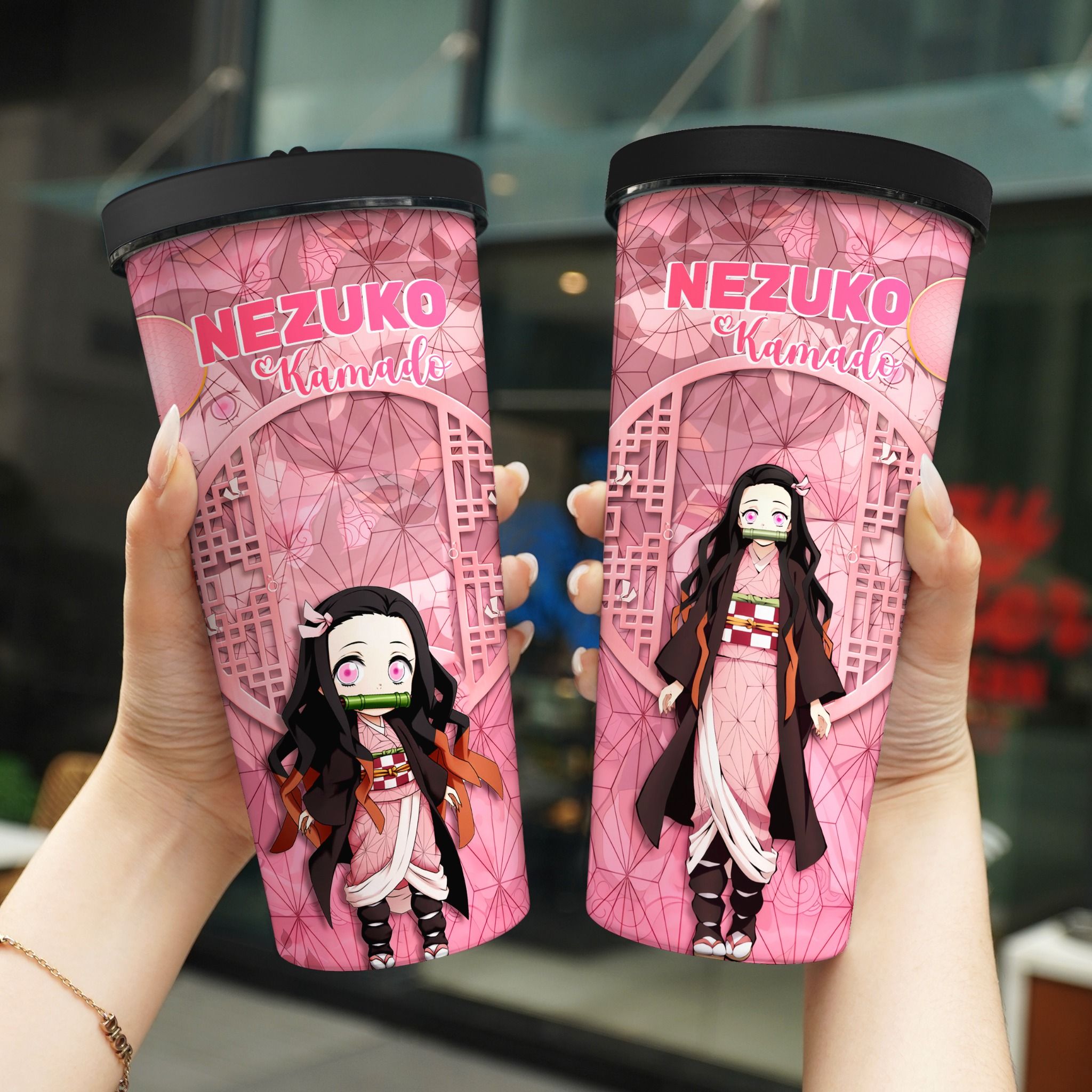 Demon Slayer Go Drink Anime Cốc giữ nhiệt 740ml In tên, hình ảnh theo yêu cầu