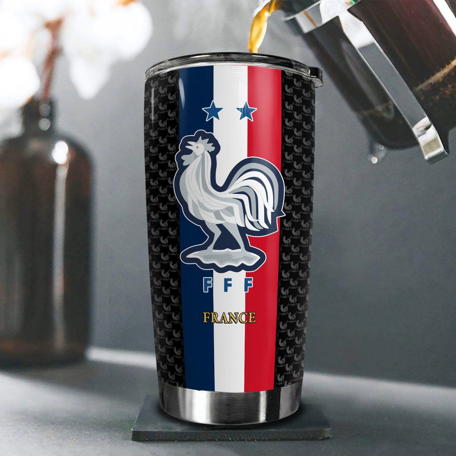 Đội tuyển quốc gia Ly Bóng Đá Go Drink Fans Bóng Đá Cốc giữ nhiệt 600ml In tên, hình ảnh theo yêu cầu