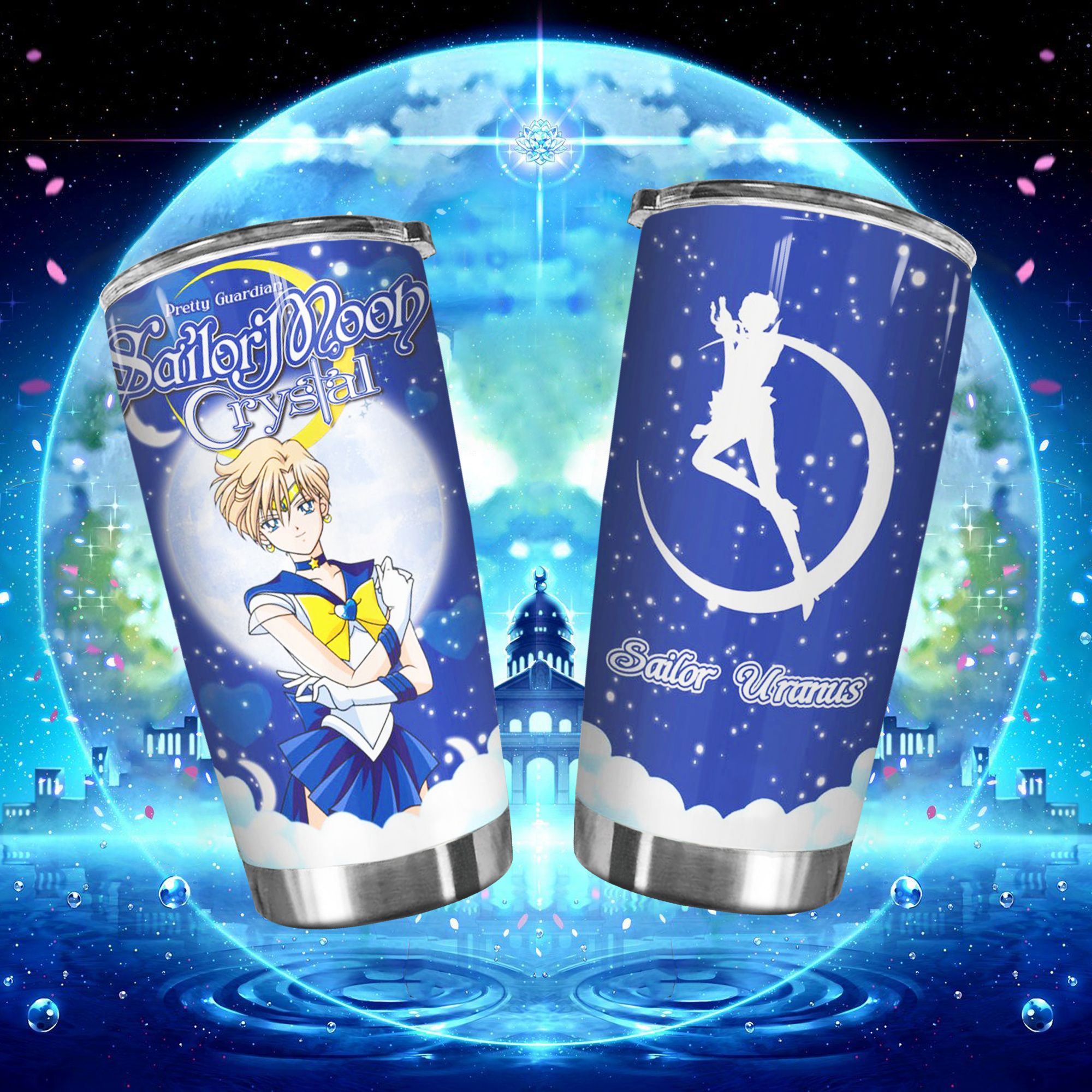 Thủy thủ mặt trăng Go Drink Anime Cốc giữ nhiệt 600ml In tên, hình ảnh theo yêu cầu