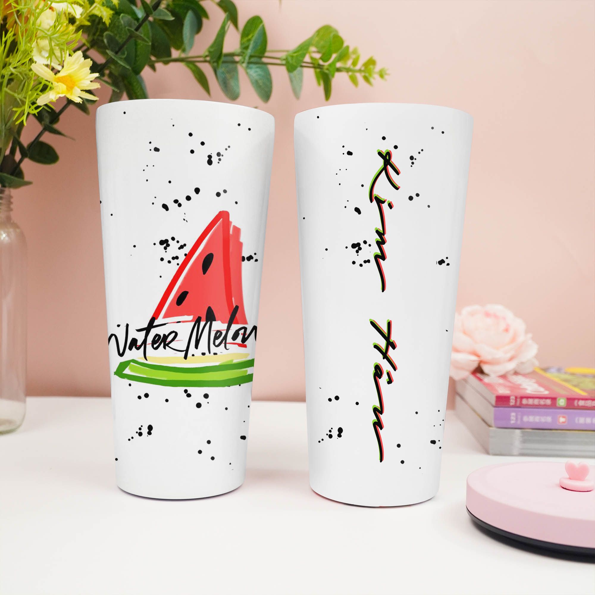 Dưa Hấu Cute Go Drink Funny Cốc giữ nhiệt 740ml In tên, hình ảnh theo yêu cầu
