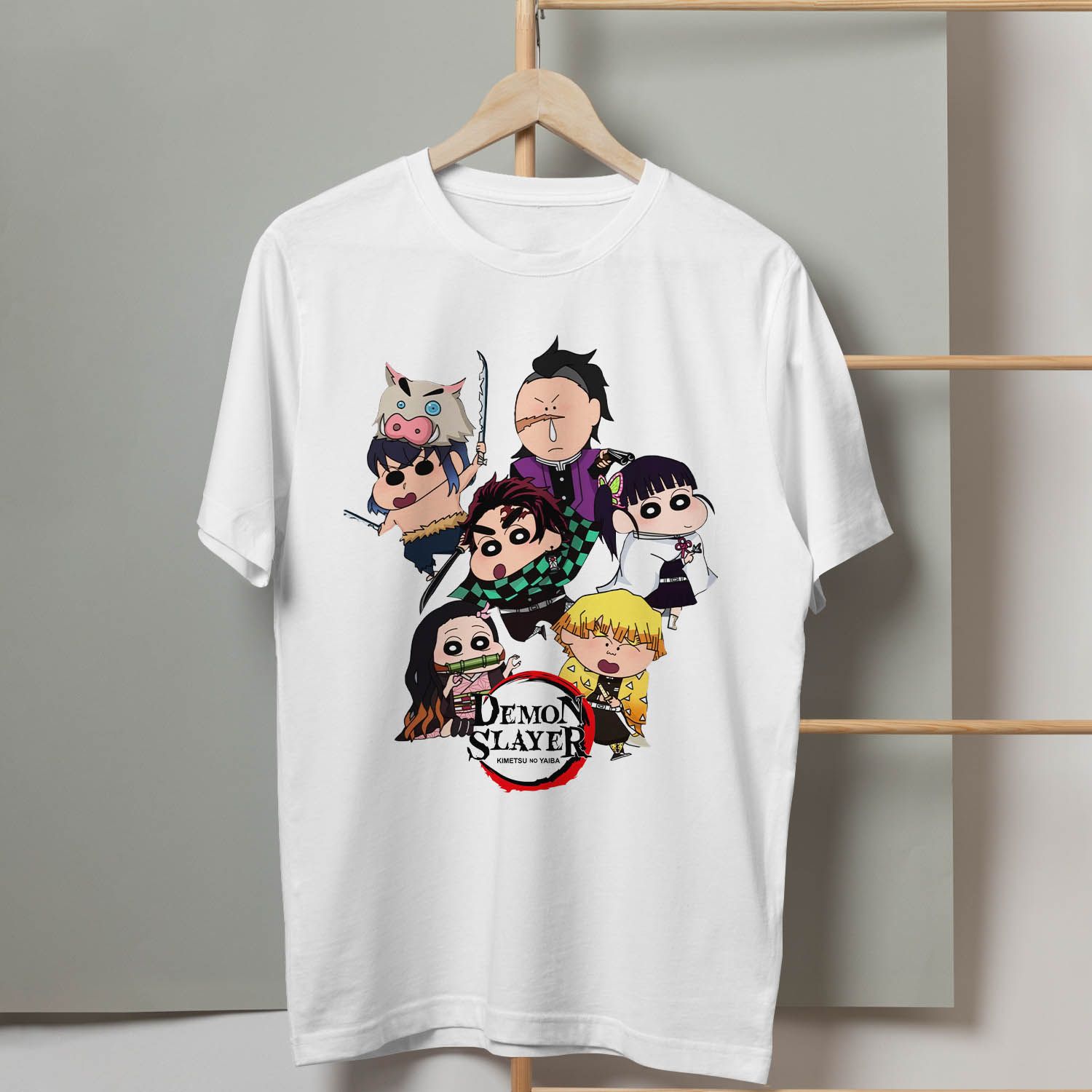 Shin x Demon SlayerÁo phông Anime Glory Shop In tên, hình ảnh theo yêu cầu