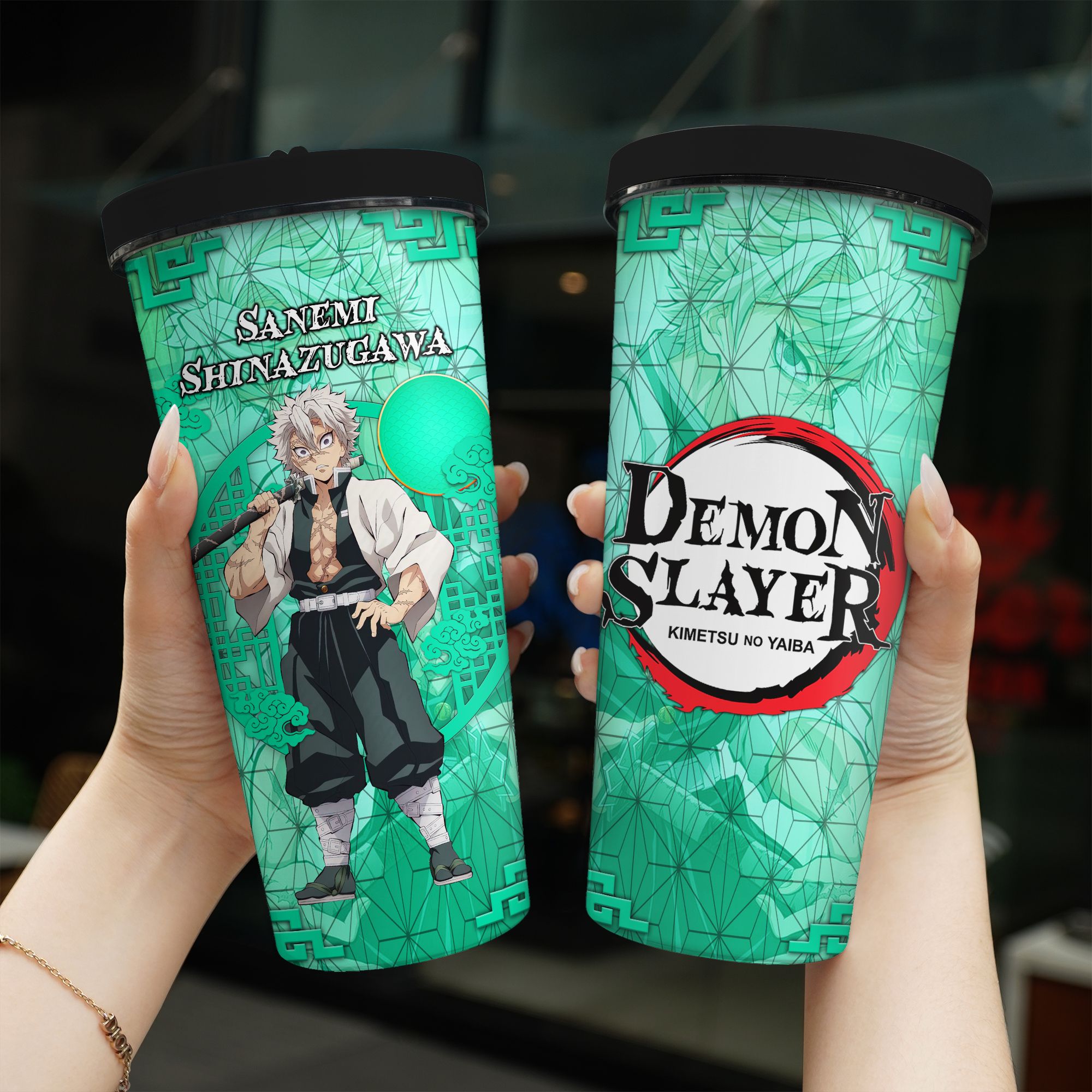 Demon Slayer N2308 Go Drink Anime Bình giữ nhiệt 950ml In Tên, Hình Ảnh Theo Yêu Cầu