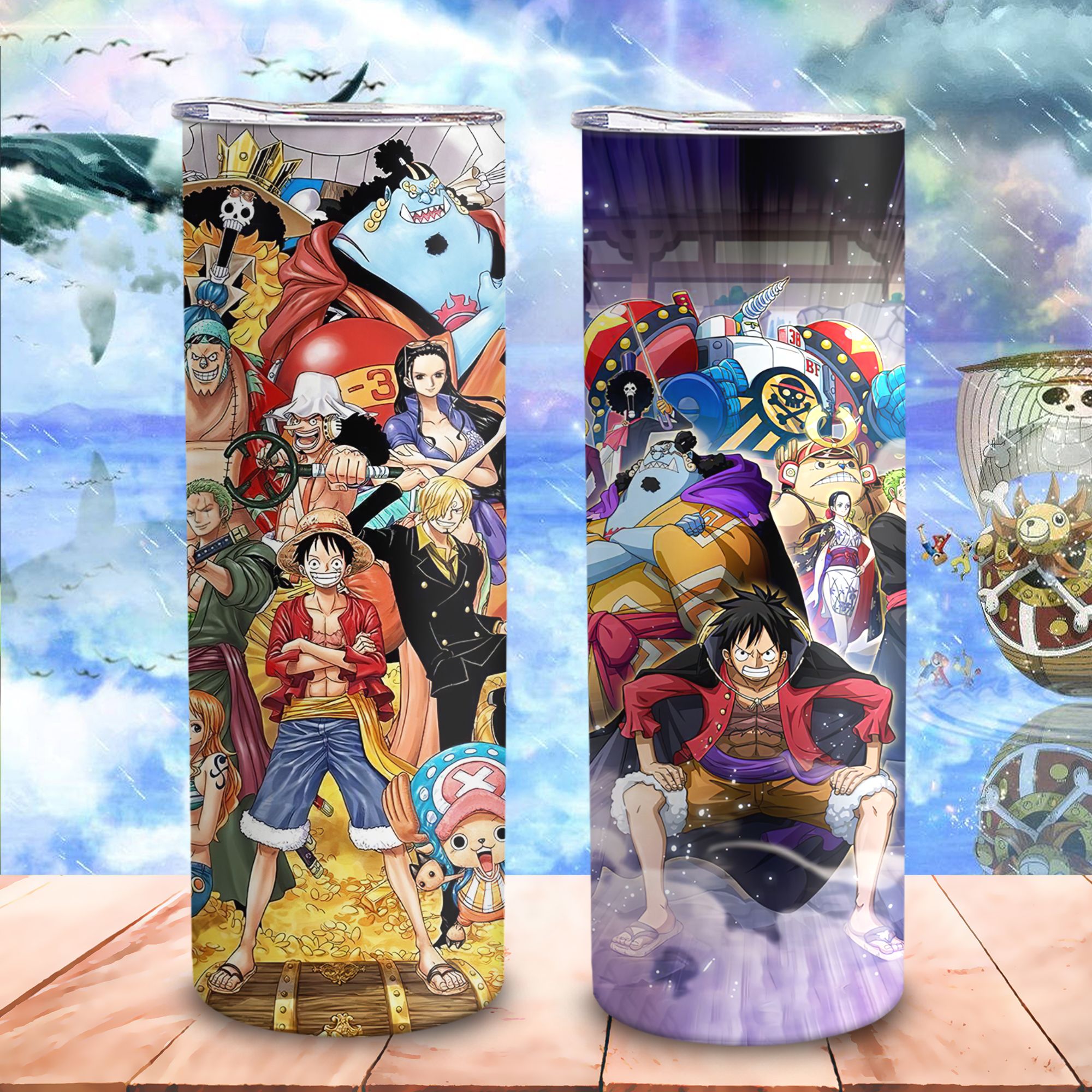 Skinny team luffy Go Drink Skinny 600ml In tên, hình ảnh theo yêu cầu