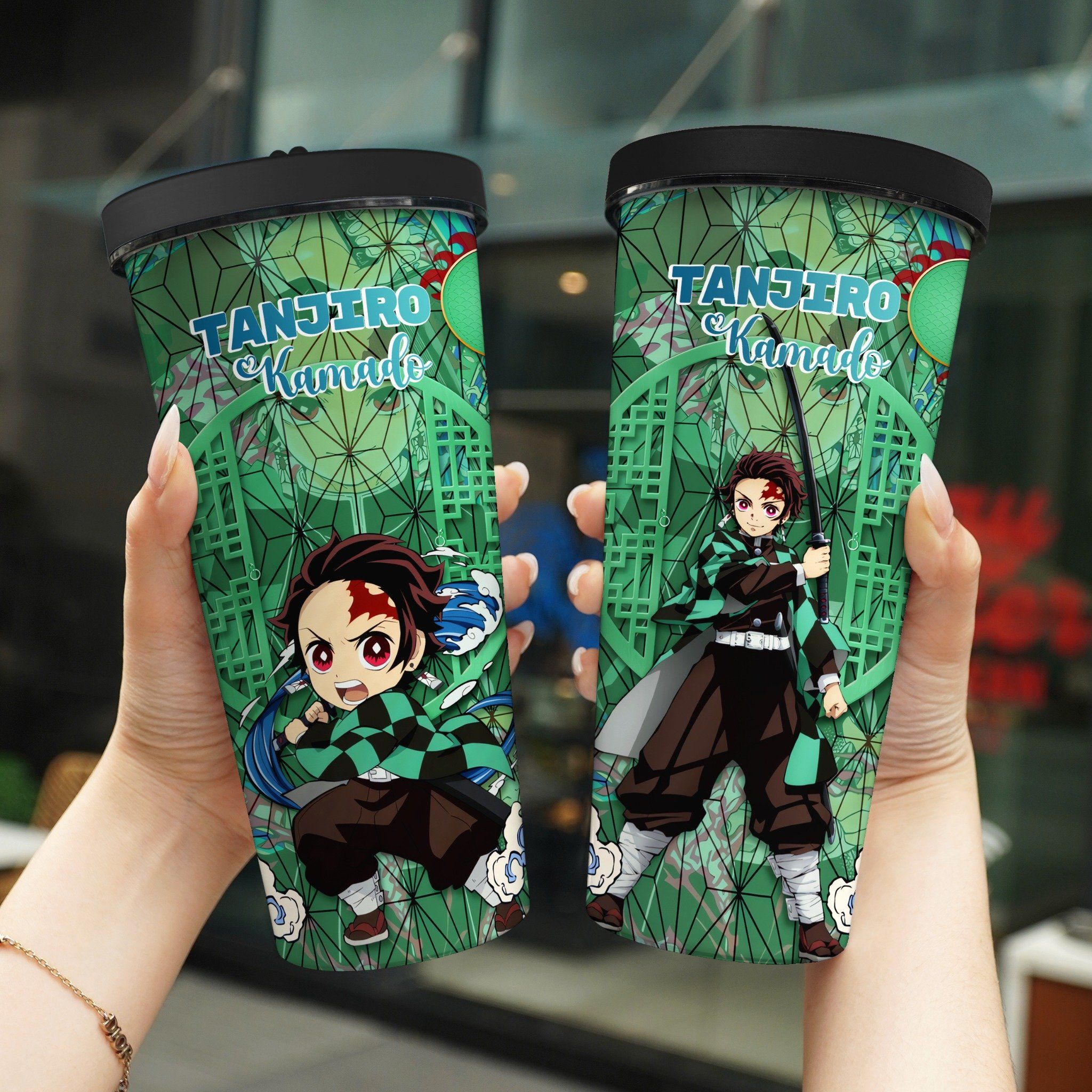 Demon Slayer Go Drink Anime Cốc giữ nhiệt 740ml In tên, hình ảnh theo yêu cầu