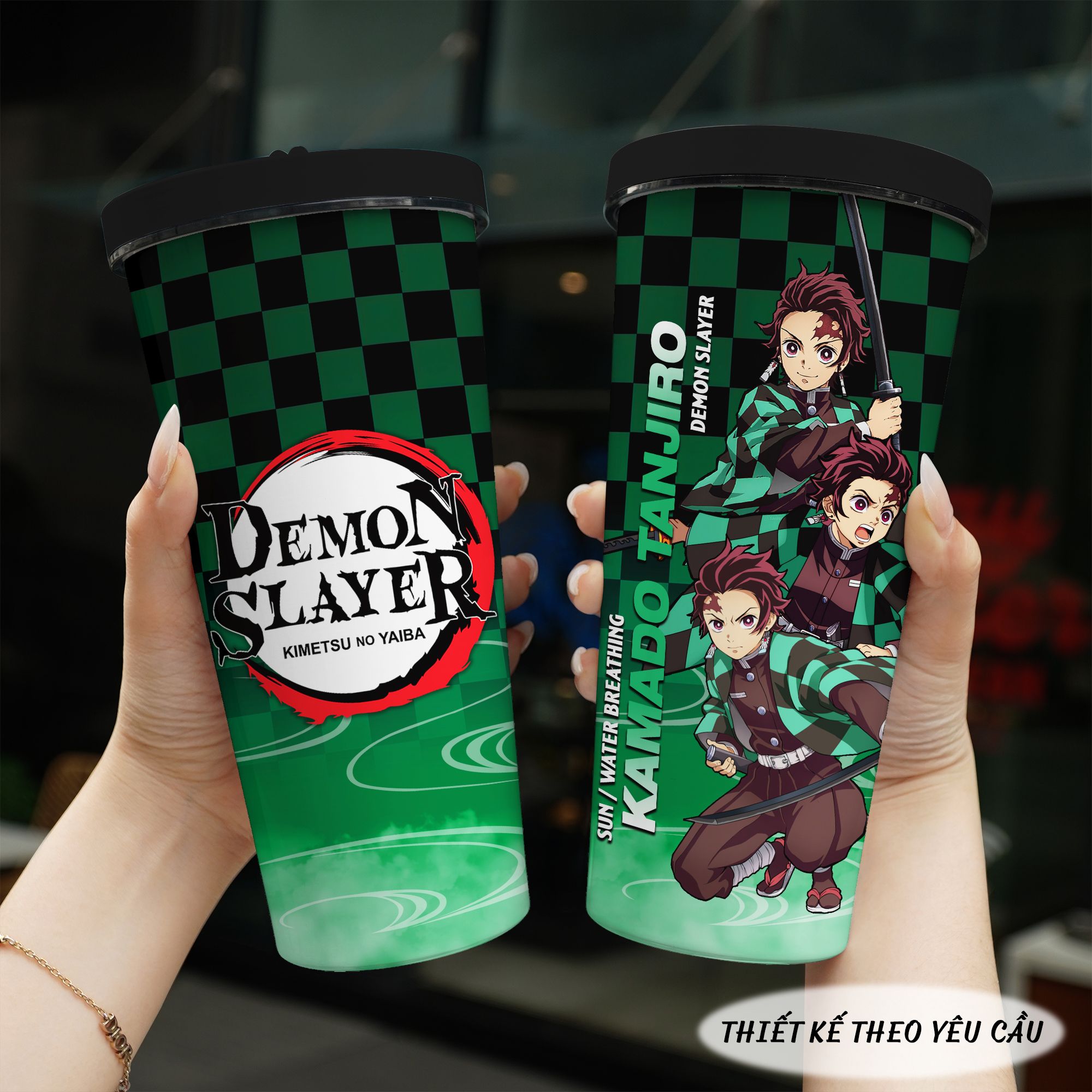 Ly Giữ Nhiệt Demon Slayer Sát Đoàn Quỷ Go Drink Ly giữ nhiệt 740ml In Tên, Hình Ảnh Theo Yêu Cầu