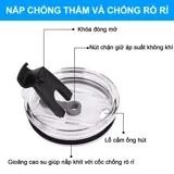 Go Drink logo tuyển bỉ Cốc Giữ Nhiệt 600ml In tên, hình ảnh theo yêu cầu