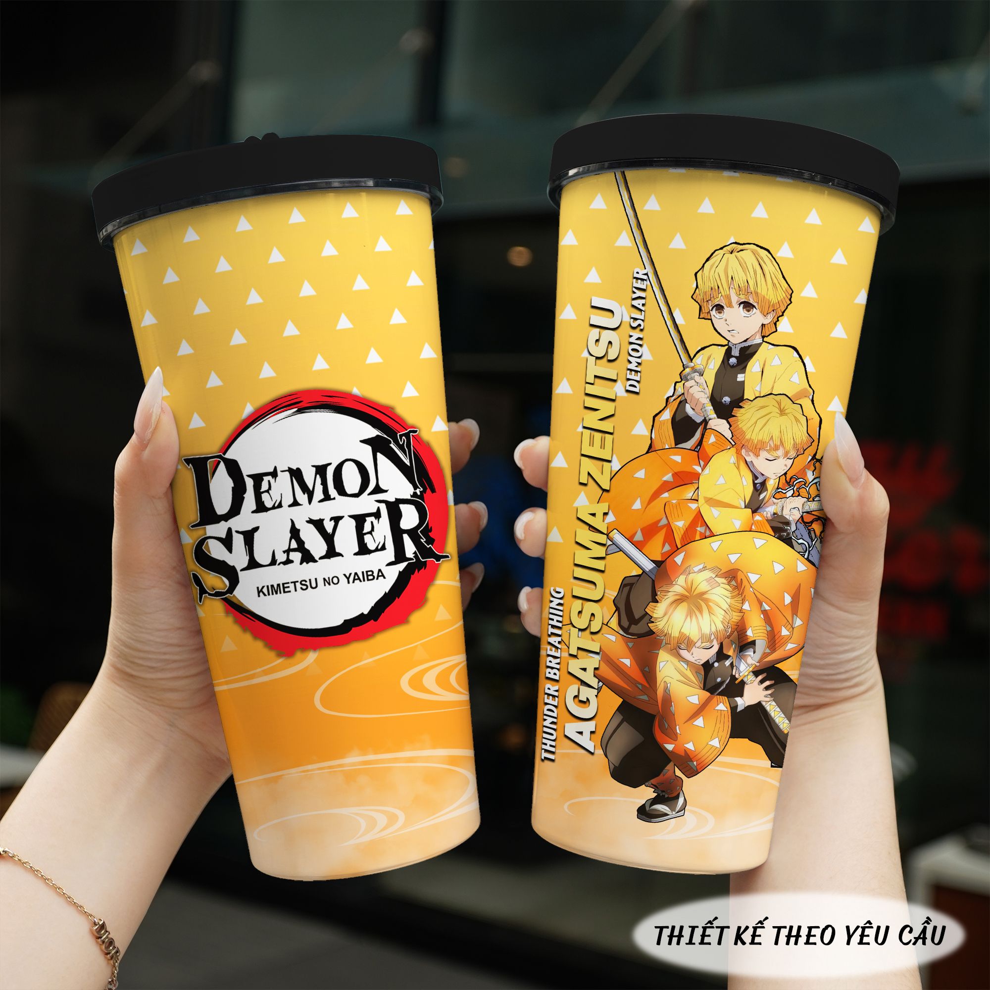 Ly Giữ Nhiệt Demon Slayer Sát Đoàn Quỷ Go Drink Ly giữ nhiệt 740ml In Tên, Hình Ảnh Theo Yêu Cầu