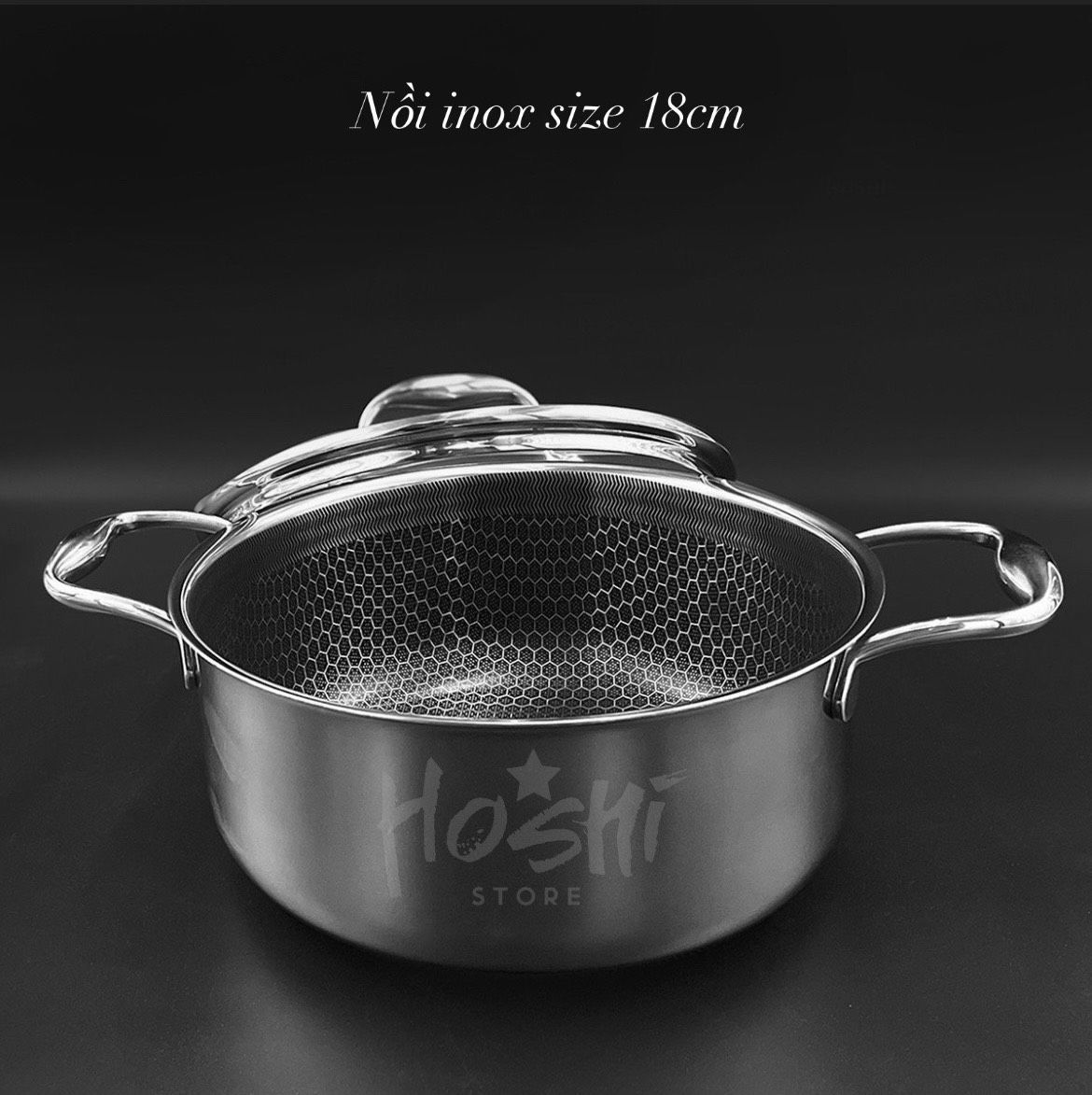 NỒI INOX CHỐNG DÍNH - SIZE 18CM