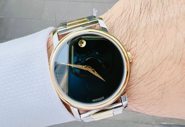  Đồng hồ nam Movado 2100016 demi gold 39mm 