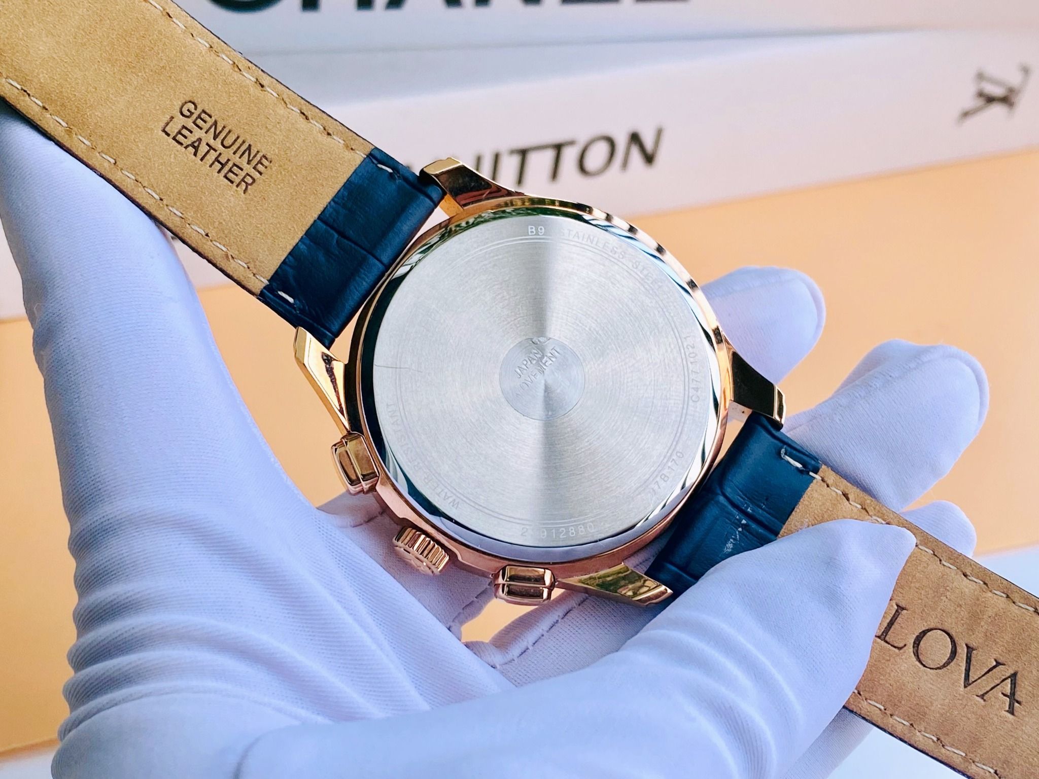  Đồng hồ Nam Bulova 97B170 Chronograph Quartz Blue Dial M.en's Watch Size 45mm 