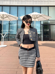 Chân váy dạ Kane Skirt CVD01 dáng chữ A, có túi giả, phong cách hiện đại, trẻ trung - Uni By Heart