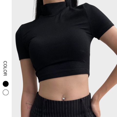 Áo croptop Vera Top CRT01 chất liệu thun co giãn, phong cách trẻ trung năng động - Uni By Heart