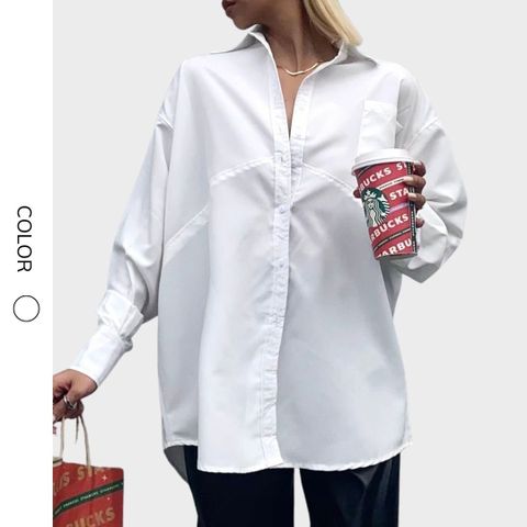 Áo sơ mi oversize Joly Shirt SMI003 dáng rộng trendy, thoải mái dễ phối đồ - Uni By Heart