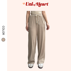 Quần tăm thái Basic Ripped Pants QD024 ống rộng, dáng suông - Uni By Heart