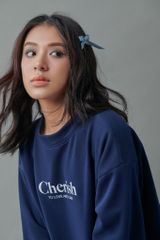 Áo nỉ sweater Cherish AN002 form dáng rộng, chất liệu dày dặn - Uni By Heart