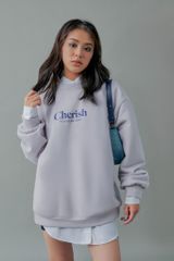 Áo nỉ sweater Cherish AN002 form dáng rộng, chất liệu dày dặn - Uni By Heart