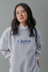 Áo nỉ sweater Cherish AN002 form dáng rộng, chất liệu dày dặn - Uni By Heart