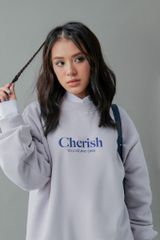 Áo nỉ sweater Cherish AN002 form dáng rộng, chất liệu dày dặn - Uni By Heart