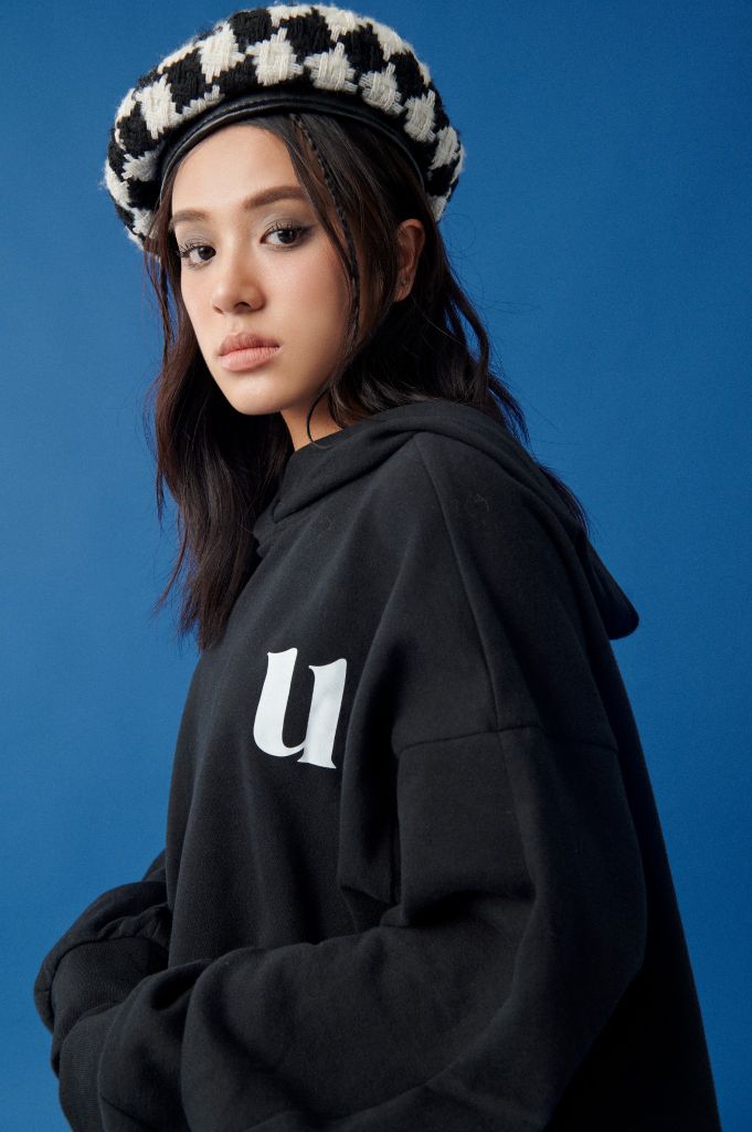 Áo hoodie nỉ bông Luzi AHD01 chất liệu dày dặn, form rộng - Uni By Heart