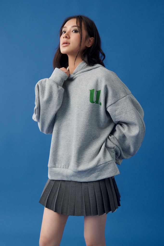 Áo hoodie nỉ bông Luzi AHD01 chất liệu dày dặn, form rộng - Uni By Heart