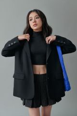 Áo blazer nữ Ginny AK005 form rộng oversize, kiểu dáng hiện đại, trendy - Uni By Heart