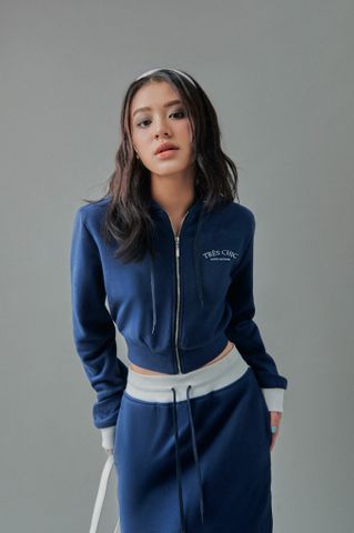 Áo khoác hoodie croptop Très Chic AN003 thiết kế hiện đại, trendy - Uni By Heart