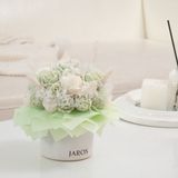 BLOOMING CERAMIC VASE - Avocado