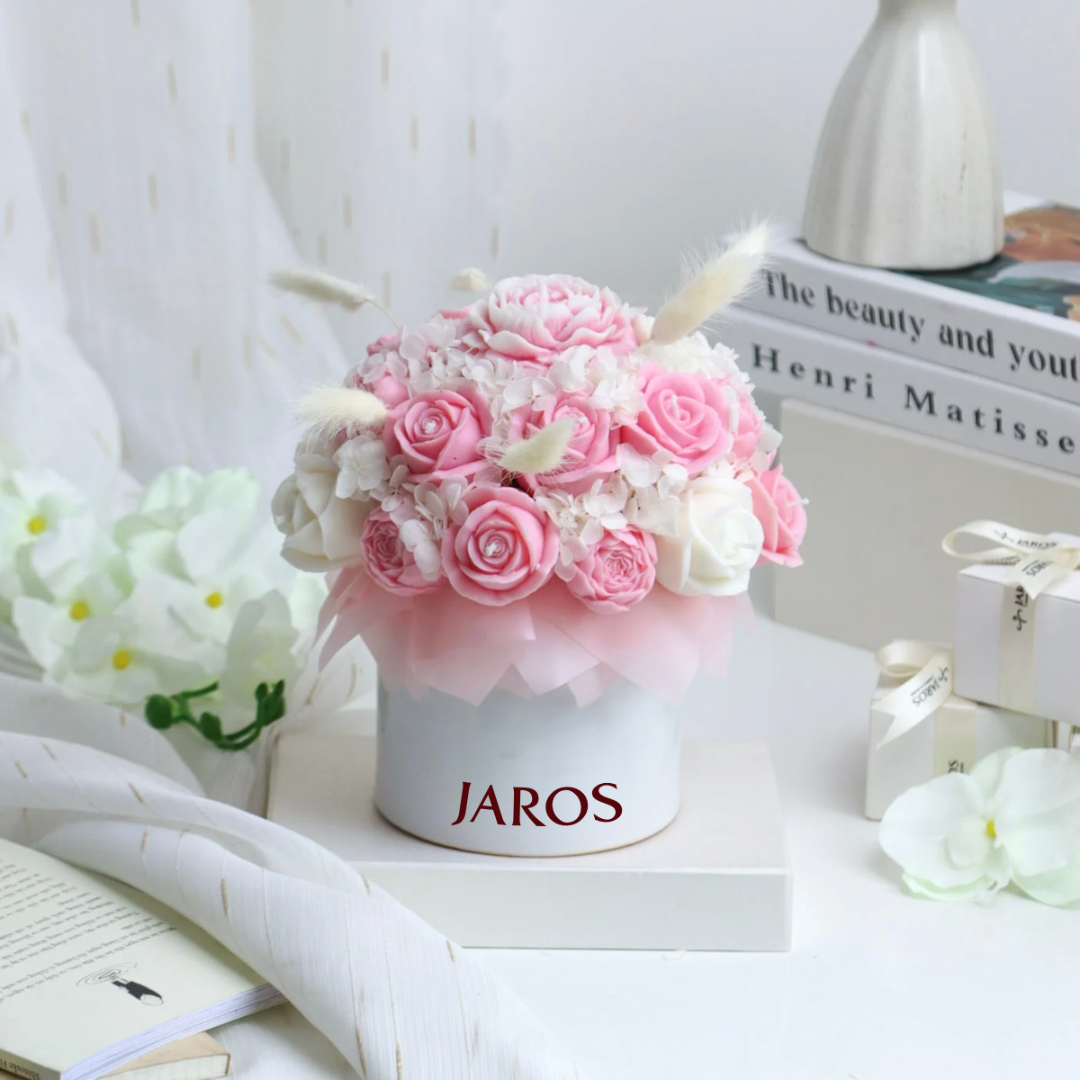 Chậu hoa nến Ceramic Vase - Pink
