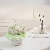 BLOOMING CERAMIC VASE - Avocado