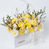 Giỏ hoa nến Good Luck Basket (Standard) - Yellow