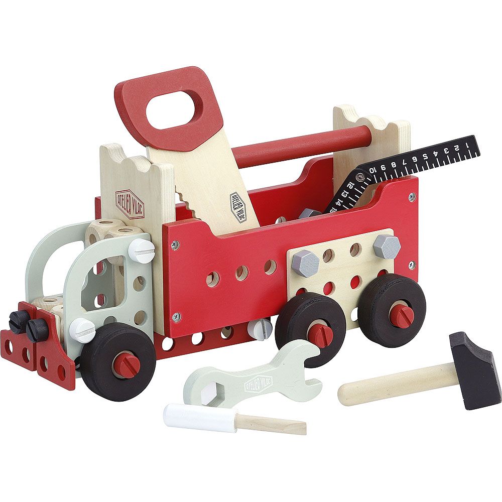 Reversible tool box