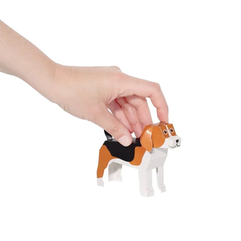 Đồ chơi bằng giấy hình những chú chó