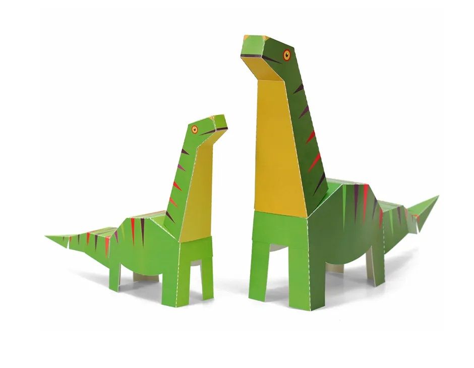 Đồ chơi bằng giấy hình khủng long Diplodocus