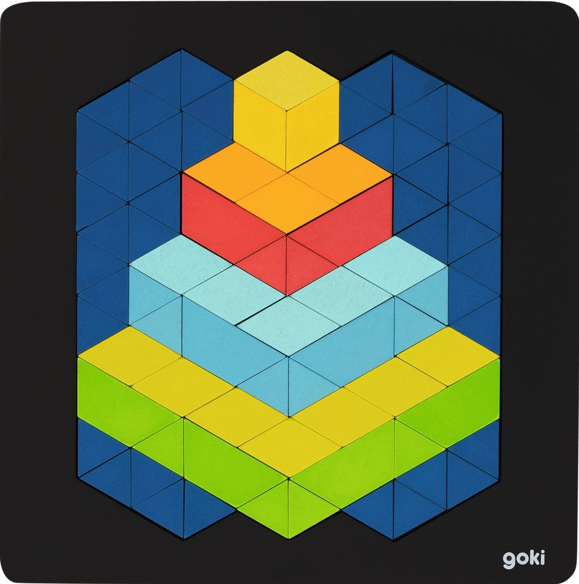3D câu đố bằng gỗ
