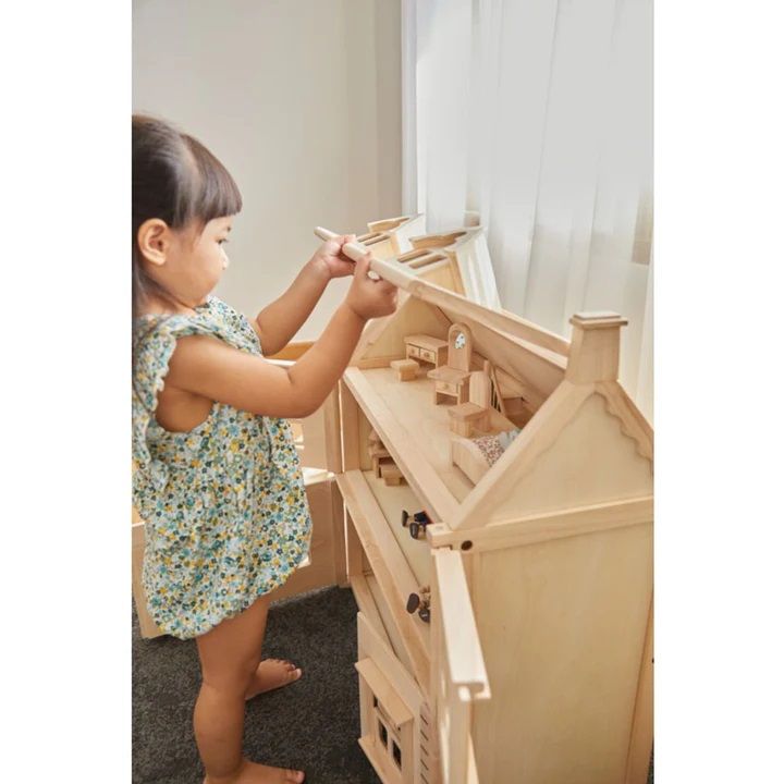 Victorian nhà búp bê bằng gỗ