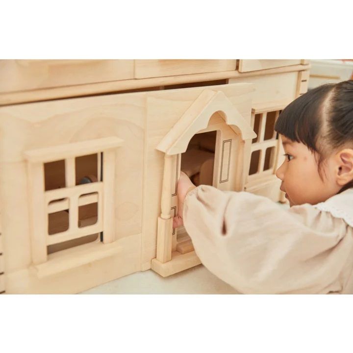 Victorian nhà búp bê bằng gỗ