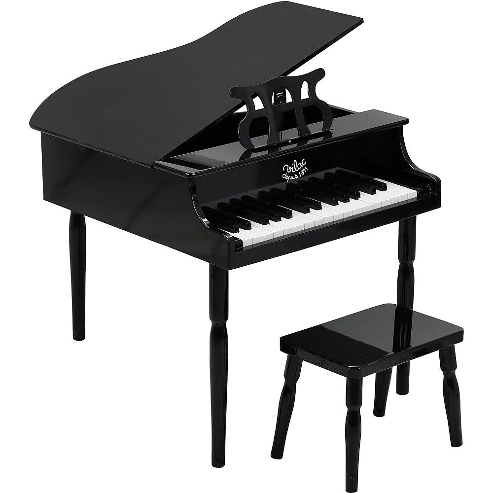 Đàn piano lớn màu đen có điểm số