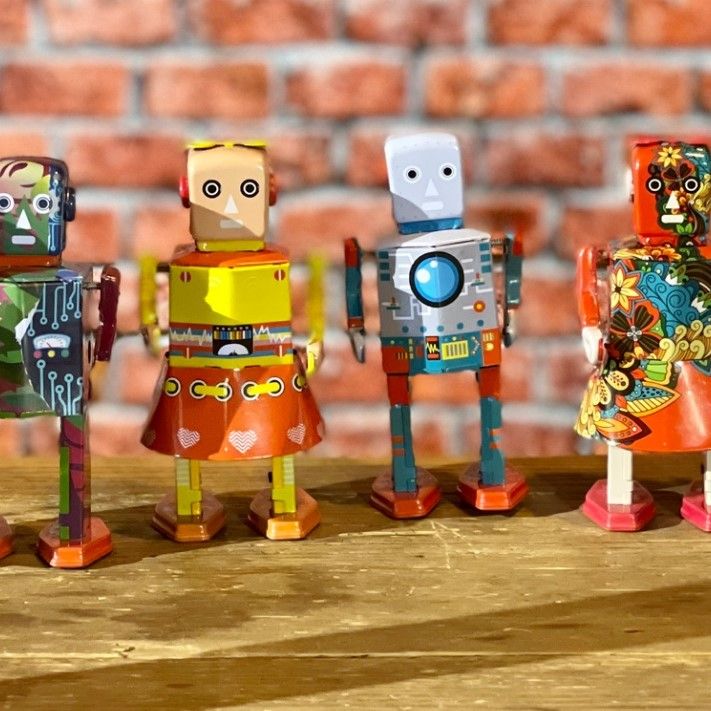 Robot 12cm Mr&Mrs Tin