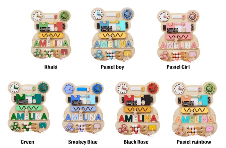 Busy board - Bear - Size S