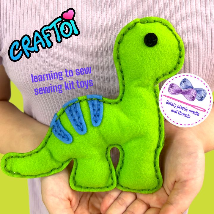 Bộ Thủ Công Trẻ Tự Làm Thú Bông DINOSAUR JOEY
