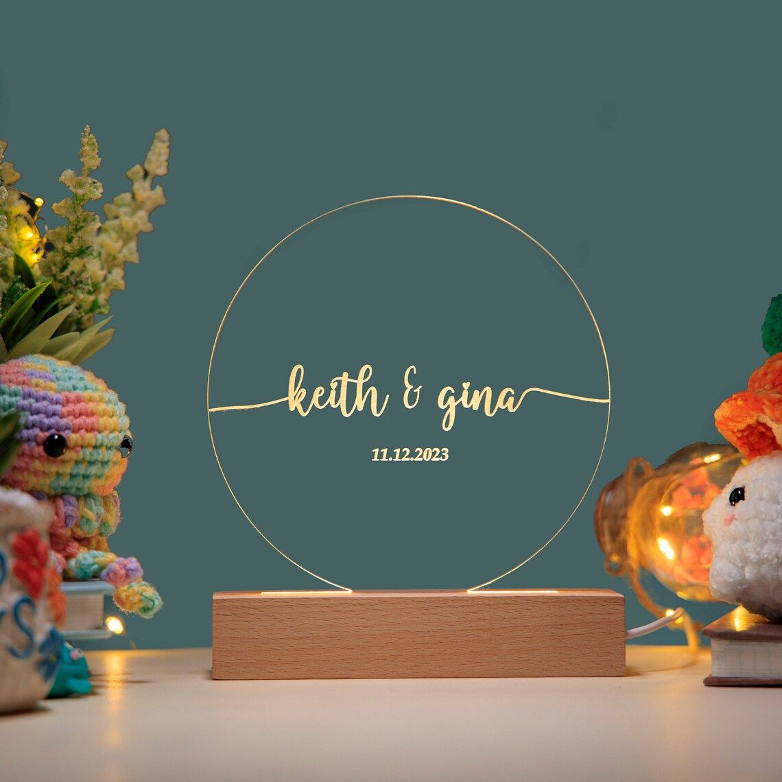 Acrylic night light - Family/Couple collection