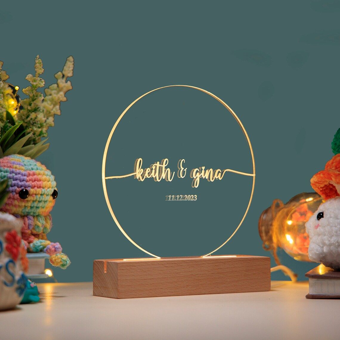 Acrylic night light - Family/Couple collection