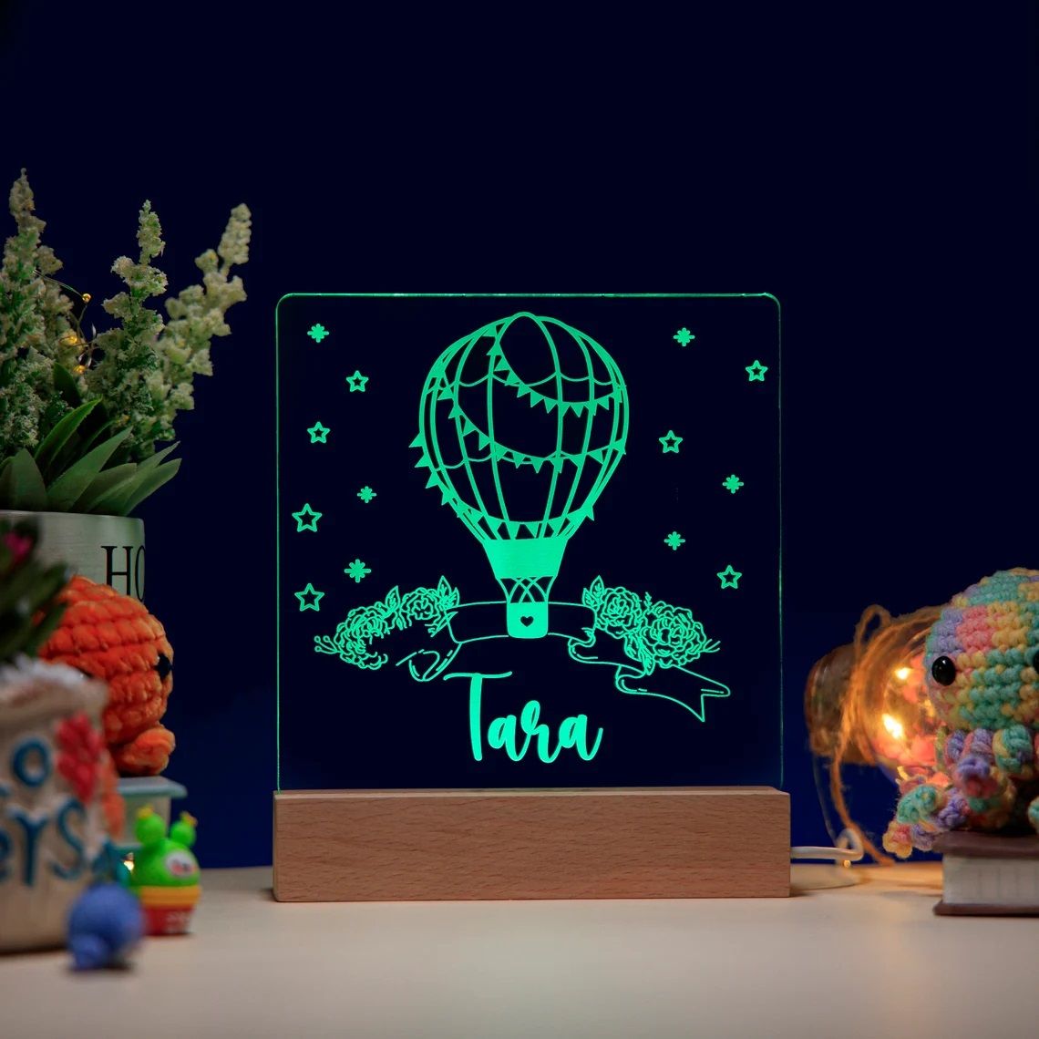 Acrylic night light - Kids collection - Good night