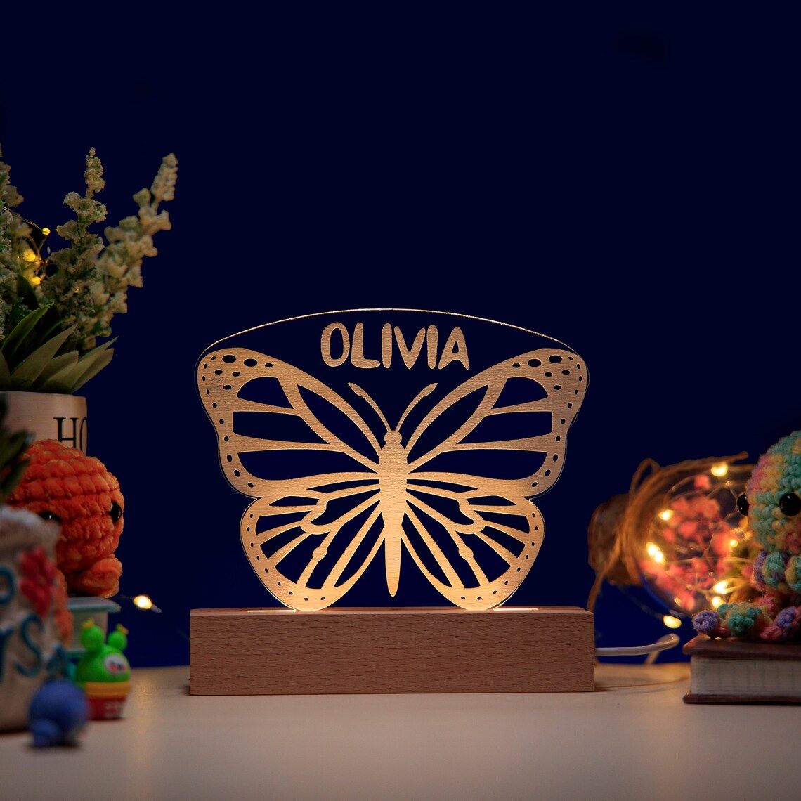 Acrylic night light - Kids collection - Good night