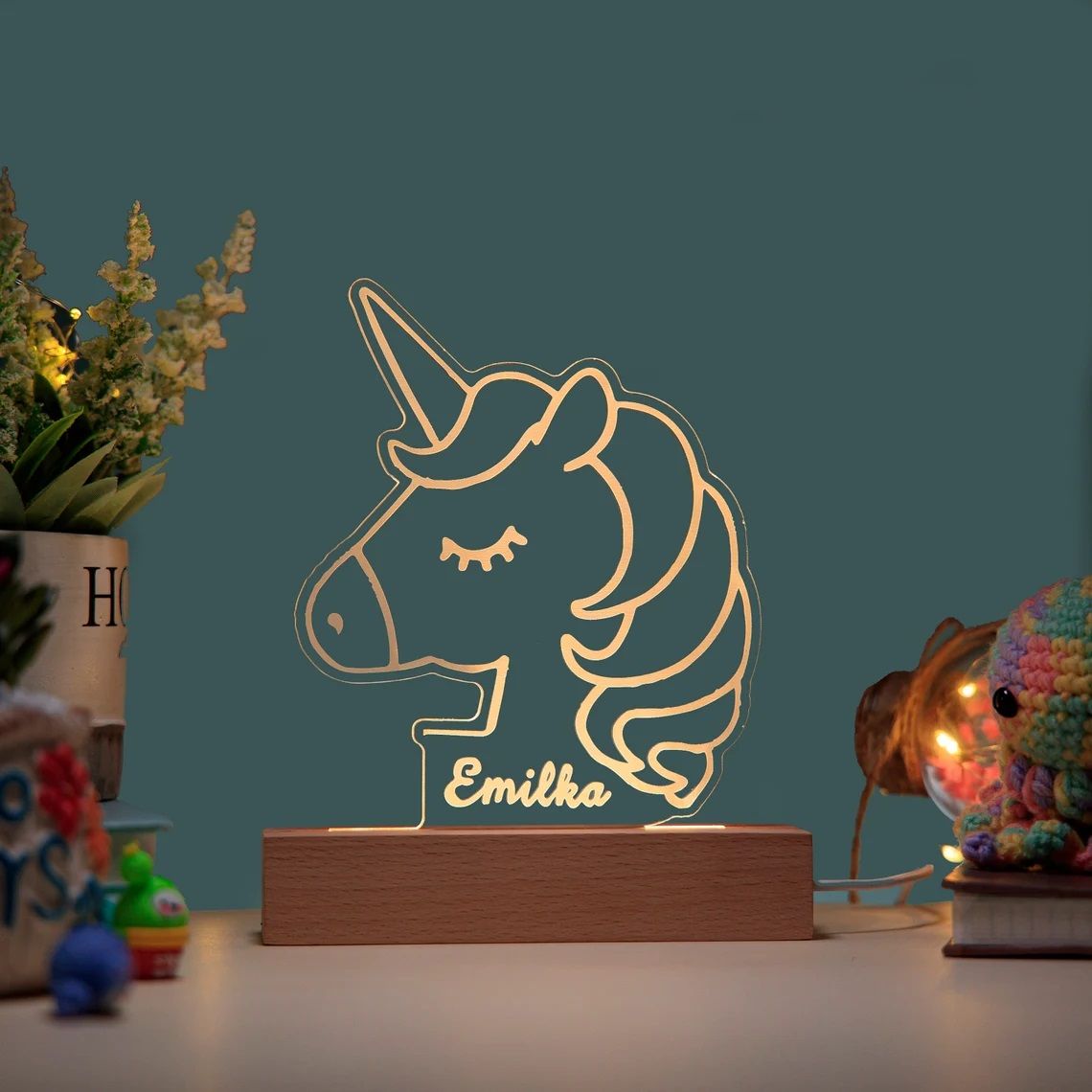 Acrylic night light - Kids collection - Good night