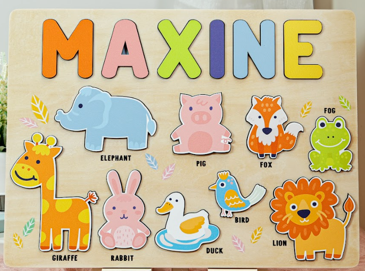 Ghép hình gỗ tùy chỉnh - Animal - Size XL