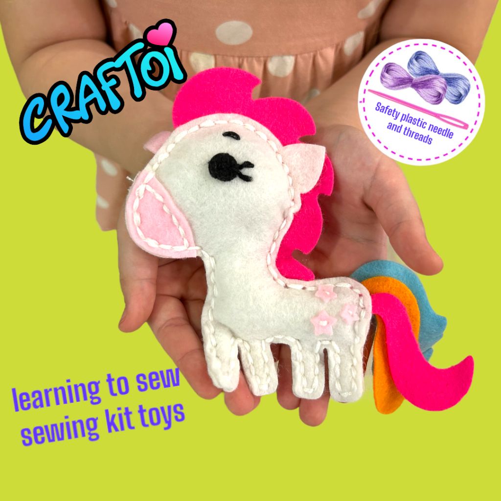 Bộ Thủ Công Trẻ Tự Làm Thú Bông UNICORN MRS RAINBOW