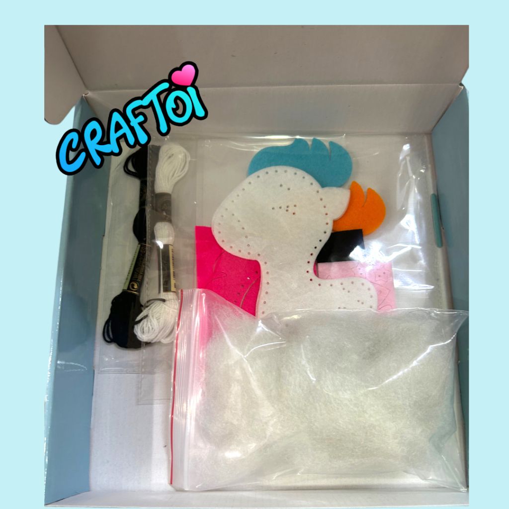 Bộ Thủ Công Trẻ Tự Làm Thú Bông UNICORN MRS RAINBOW